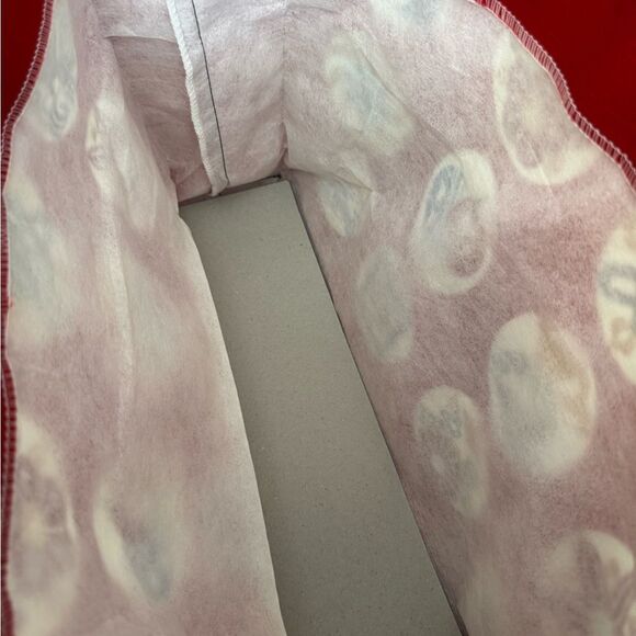 Red Patterned Tote Bag - Picture 6 of 7